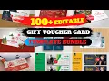 100 Gift Voucher Templates Free Printable Gift Vouchers