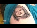 Florida man gets tattoo of Hillary Clinton