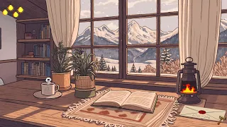 Warm Winter Read Lofi Vibes Lofi Coffee For Read A Book Relax Study 