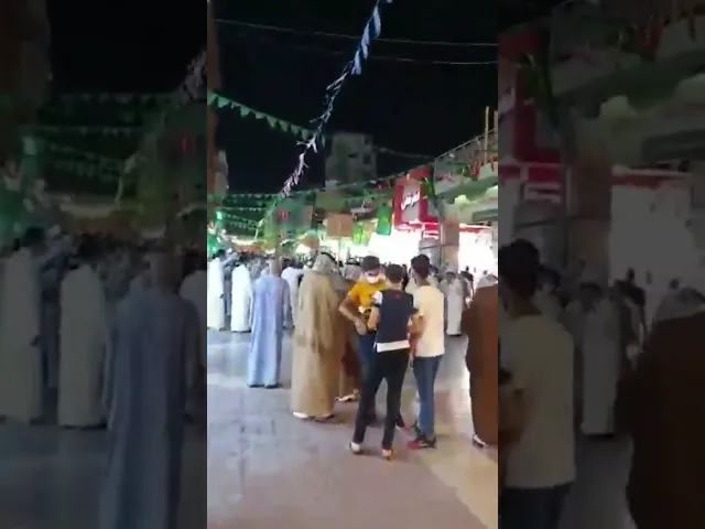 ⁣استقبال عيد الغدير الأغر فی النجف الأشرف
