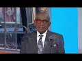 Al Roker congratulations Margaret Orr on retirement