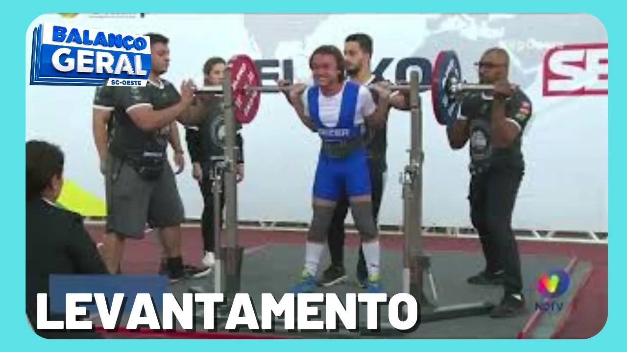 257 atletas de 11 países participam do Sul-americano Powerlifting em Caçador