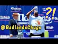World Record Attempt Eric Badlands Booker Chugs 2 Gallons of Lemonade