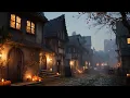 Lagu Celtic Spirit of Halloween Night | Traditional Medieval Celtic Music and Festive Village Scene