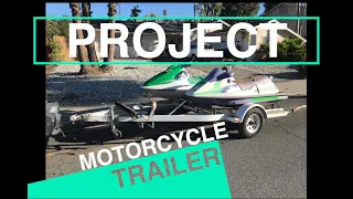 TRANSFORMING JET SKI TRAILER INTO A 3 BIKE MOTORCYCLE TRAILER