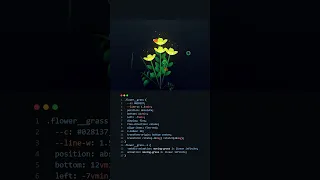 INSANE Flower Animation Using CSS