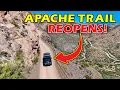 100 Year Old Road Finally REOPENS - Apache Trail Arizona Fish Creek Hill