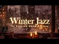 Quiet Night Space with Snowfall and Relaxing Winter Jazz Music for a Relaxed Mood \u0026 Sleep Tight