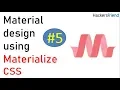 5 Grid System - Materialize CSS tutorial