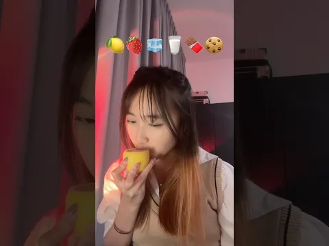 Makan sesuai emoji🍋🍓🧊🥛🍫🍪