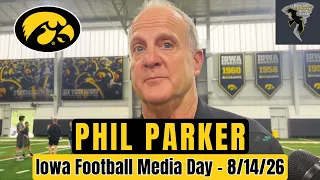 QUARTERBACKS GIVING IOWA S DEFENSE FITS IN PRACTICE Defensive Coordinator Phil Parker 8-14-26
