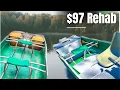 I SAVED This Boat From the DUMP Coleman Crawdad Jon Boat Build Rehab Modifications