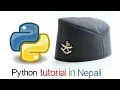 1 Python Tutorial in nepali installing python - Django