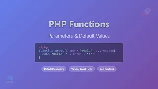 PHP Functions Mastering Parameters Arguments for Beginners