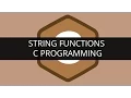 String Functions In C Programming Edureka