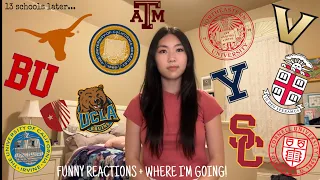 COLLEGE DECISION REACTIONS 2025 UCs Ivies etc where i m going