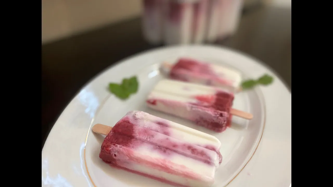 HEALTHY Tropical Coconut Popsicles   Hannah in the Kitchen  