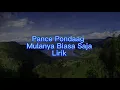 Download Lagu Pance Pondaag Mulanya Biasa Saja Lirik