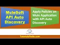 MuleSoft API Auto Discovery Mule 4 Design API Publish API Deploy to Cloudhub with Auto Discovery