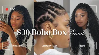 30 Amazon Boho Box Braids Illusion Crochet boho braids