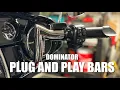 Harley Davidson 100 plug and play handlebar install from Dominator Industries
