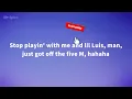 BabySantana & Yvngxchris - Get Off The Leash (Lyrics)