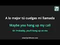 Banda MS de Sergio Lizárraga - A Lo Mejor Lyrics English Translation - Spanish and English