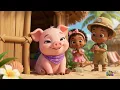 🐷🎵 THIS LITTLE PIGGY | Nursery Rhymes for Kids | Happy Harbor Kids 🌊☀️