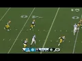 Jared goff throws an interception vs Packers