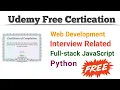 Free Udemy Courses with Certification Chandan Patel