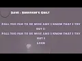 Dave - Survivor’s Guilt (Lyrics)