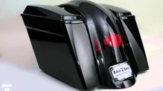 Bagger Fender with Flush Brake Light Turn Signals
