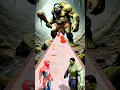 Lagu GTA V New Kiss Run Spider-man vs Red Hulk Funny Epic Challenge! #gta#shorts#spiderman #hulk