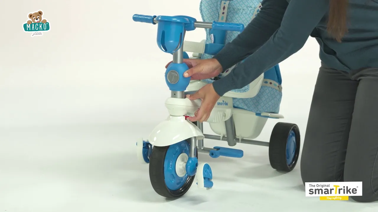 Tříkolky od 10 měsíců - Tříkolka Splash 5v1 Blue smarTrike - 4