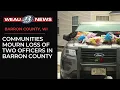 Communities mourn loss of two officers in Barron County