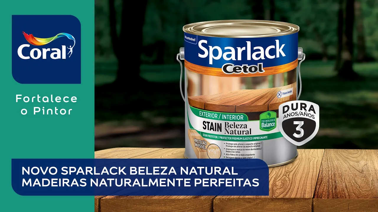 Coral Fortalece o Pintor — Sparlack Cetol & Coral: Beleza Natural para Madeiras e Apoio ao Pintor (YouTube video ad)
