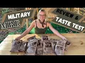 US Military Meal Ready-to-Eat MRE Review Taste Test Box B Meals 13-24