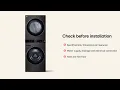 How to install the LG WashTower Step-by-Step Guide