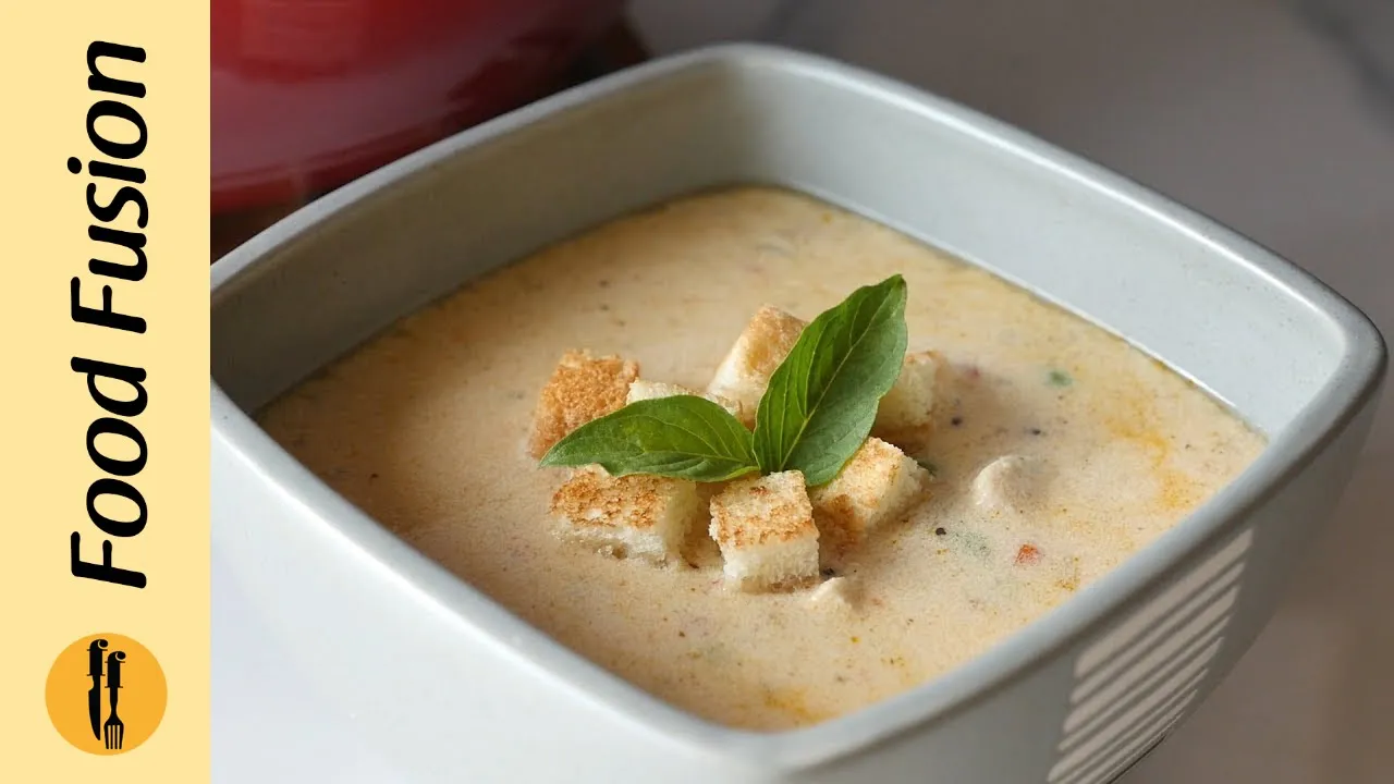 Cream of Chicken Soup Recipe By Food Fusion