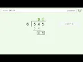 Long Division Problem Step-by-Step Solution