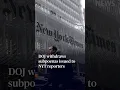 WATCH DOJ wit raws subpoenas issued to NYT reporters