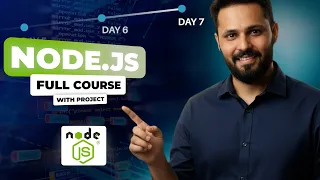 Node js Full Course in Hindi 2025 Learn Node js with Projects Complete Backend Tutorial