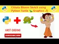 Chhota Bheem Sketch using Python Turtle Graphics in Python Programming