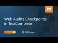 Web Audits Checkpoints in TestComplete