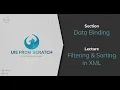 5 9 Filtering and Sorting in XML