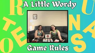 A Little Wordy Rules