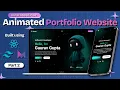 Animated Portfolio website using React JS Tailwind CSS and Framer Motion Part 2 in Hindi