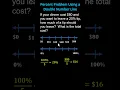 Solve a Percent Problem Using a Double Number Line 20 Tip
