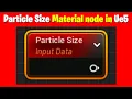 Mastering the Particle Size Material Node in UE5 Complete UE5 Material Node Series