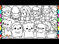 99 Nights in the Forest ROBLOX Coloring Pages Baby Monsters Entities from Soonrok Animation